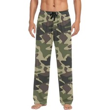 Mens Pajama Pants Lounge Camo