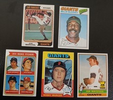 Vintage Baseball Card Lot, 25 Giants: McCovey & Marichal + Rookie Cards