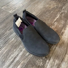 Ryka Shoes Womens 8.5 M Echo Slip On Black Arch Support  Casual Comfort