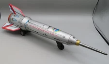 Vintage 1950s/1960s Friction Rocket Spaceship Holdraketa Interkozmosz Works