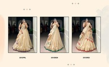 New Latest Shimmer Lehenga Choli With Dupatta For Women Festival Wear