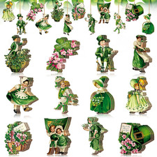 36 Pcs Vintage St. Patrick'S Day Ornaments for Tree St. Patrick'S Day Decoration