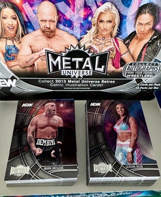 2025 AEW Skybox Metal Universe Complete Base Set 1-100 Storm  MJF  Mone Darby
