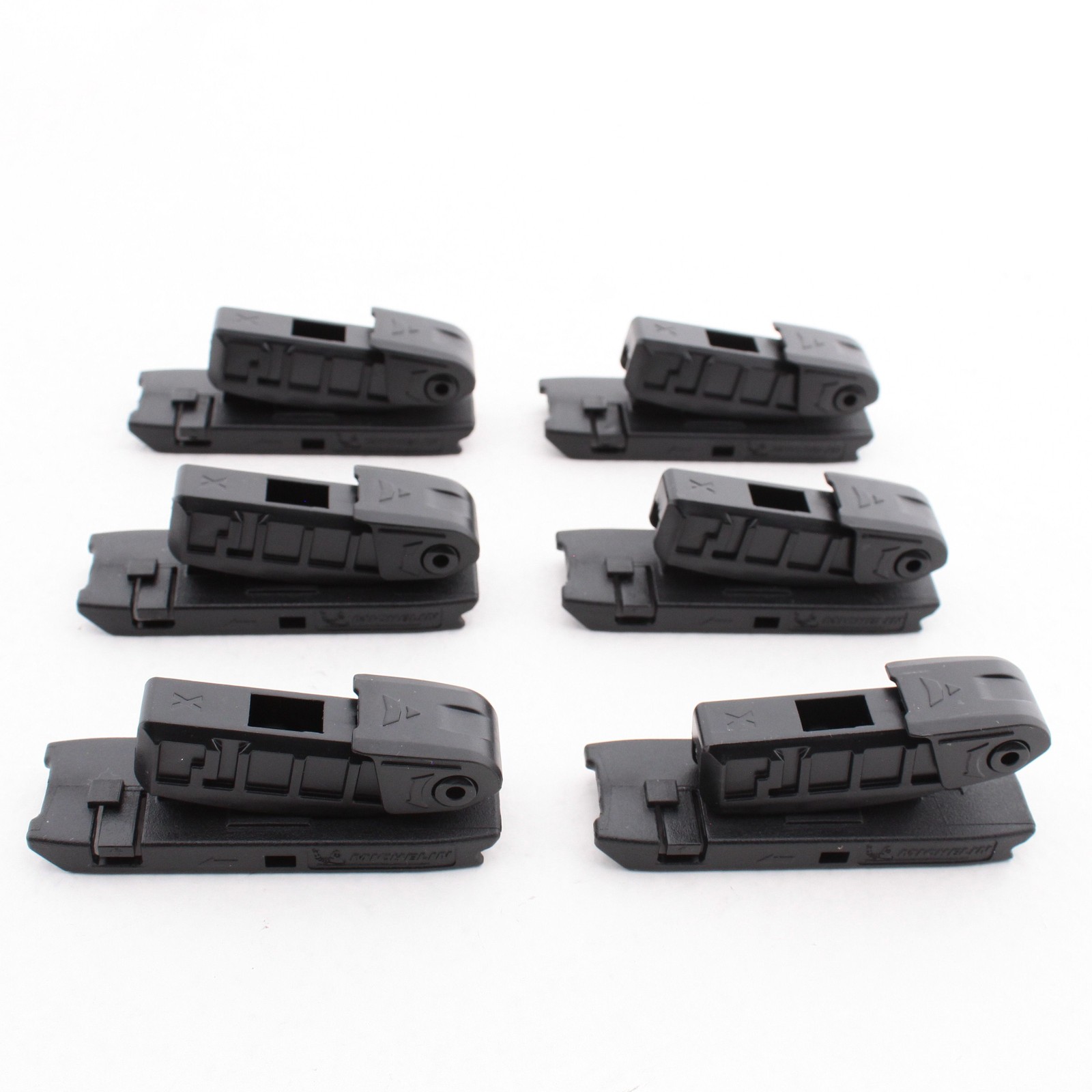 Michelin Beam Connector DE Wiper Blade Adapter Top Lock Narrow Slotted Arms 6pcs