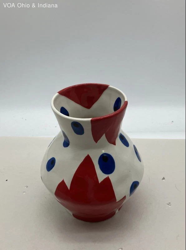 艺术装饰抽象陶瓷花瓶| eBay