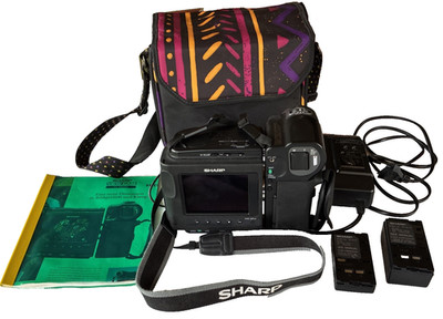 VHS Video Cam SHARP ModNr VL-H 400S Hi-Fi-Stereo Tasche HAMA Zubehörpaket#1767E1