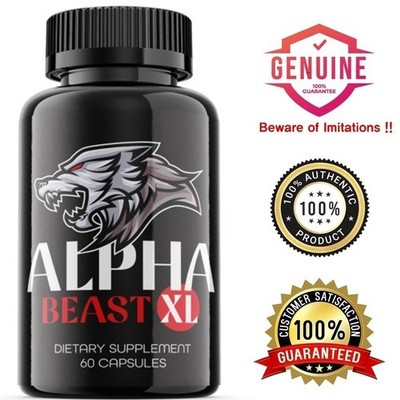 ( 1 Pack ) Alpha Beast XL Pills - Male Vitality Endurance Energy Support - 60ct
