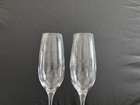 Tiffany & Co Crystal U Shaped Champagne Flutes Glasses Set of 2 — photo 2