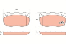 Plaquette de frein Rover 114
