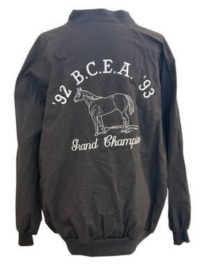 B.C.E.A. Equestrian Horse Grand Champion Jacket 1992-1993 Women s XL Jacket