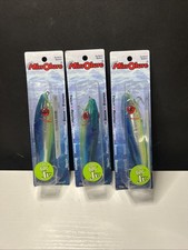 Mirrolure Floating Surface Walker Top Dog JR. 84MR 4” 3/4oz Blue, Green & Slvr 3