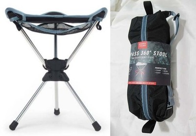 Grand Trunk Compass 360 Swivel Stool Lightweight Portable Chair Camping Stool