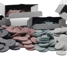 100Pcs Silicone Polishing Wheels/Disc Kit Dental Jewelry Rotary Tool