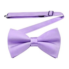 Bow Ties for Men Pretied Bowties Classic Formal Business One Size A20-purple