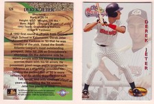 MINT 1994 TED WILLIAMS NEW YORK YANKEE DEREK JETER ROOKIE CARD YANKEES. rookie card picture