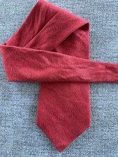 Vintage Brooks Brothers Est 1818 Red 100 Linen Tie Made in USA