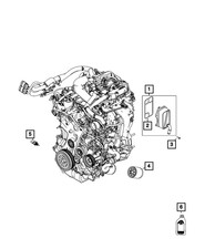 Genuine Mopar Engine Oil Cooler 04893770ad Genuine Mopar Engine Oil Cooler 04893770ad
