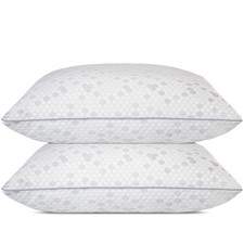 HIMOON Shredded Memory Foam Pillows, Medium Firm King King, Pillow