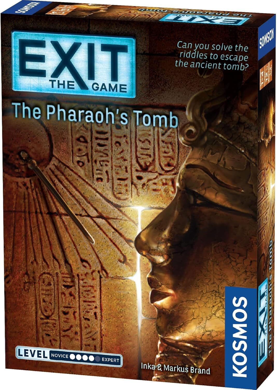 Thames & Kosmos - EXIT: The Pharaoh's Tomb - Level: 4/5 - Unique Escape Room Game - 1-4 Players - Puzzle Solving Strategy Board Games for Adults & Kids, Ages 12+ - 692698 - Image 5