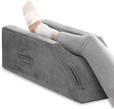  Leg Elevation Pillow for Leg/Knee Surgery Recovery, Memory Foam