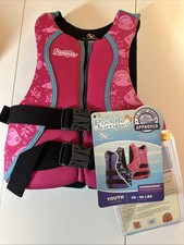 NWT Puddle Jumper Lifejacket, Youth 50 90 Lbs, Pink, Hydroprene