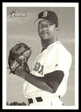 Pedro Martinez 2001 Bowman Heritage #74 Red Sox MLB READ FREE SHIP AutographDen