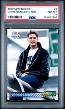 1992 UPPER DECK #3 CHRISTIAN LAETTNER ROOKIE RC PSA 8