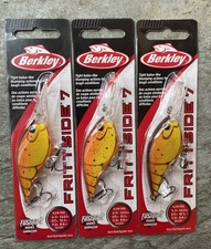 3 Berkley Frittside 7 Crankbait Fishing Lure 2.5” Spring Craw S27