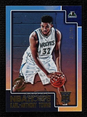 2015 NBA Hoops Rookies Artist Proof 31/99 Karl-Anthony Towns #289 Rookie RC 00ka