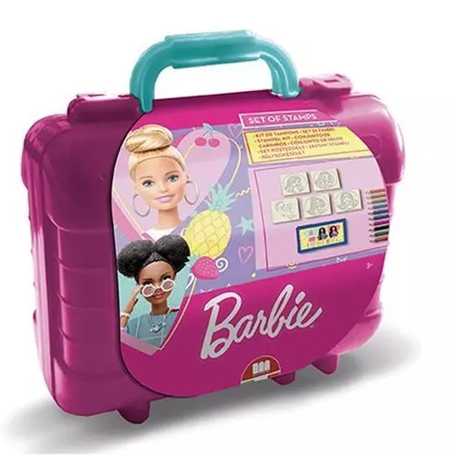 8009233428683 Barbie Piecztki Travel Set Multiprint