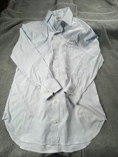 Peter Millar button up shirt 16.5 Long blue Plaid