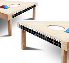 Cornhole Scoreboard with Magnetic, 2 Score Keppers Keep Track of Score for Corn