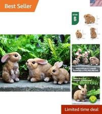Weather-Resistant Bunny Yard Decorations - Ideal for Easter and Beyond