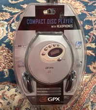 GPX Portable Compact Disc PLAYER Model 3847 LCD Display CD-R Compatible New