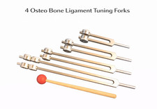 🎵 Osteo Bone & Ligament Tuning Forks 4-Piece Low-Frequency Set