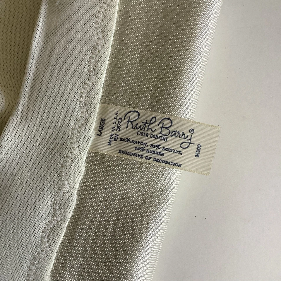 Vintage Ruth Barry Naturflex Open Bottom Girdle w/ Garters Deadstock Size Large - Image 4 of 4