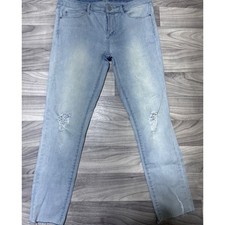 Articles of Society Harstad Distressed Skinny Jeans Light Wash 29 4014PL Trendy