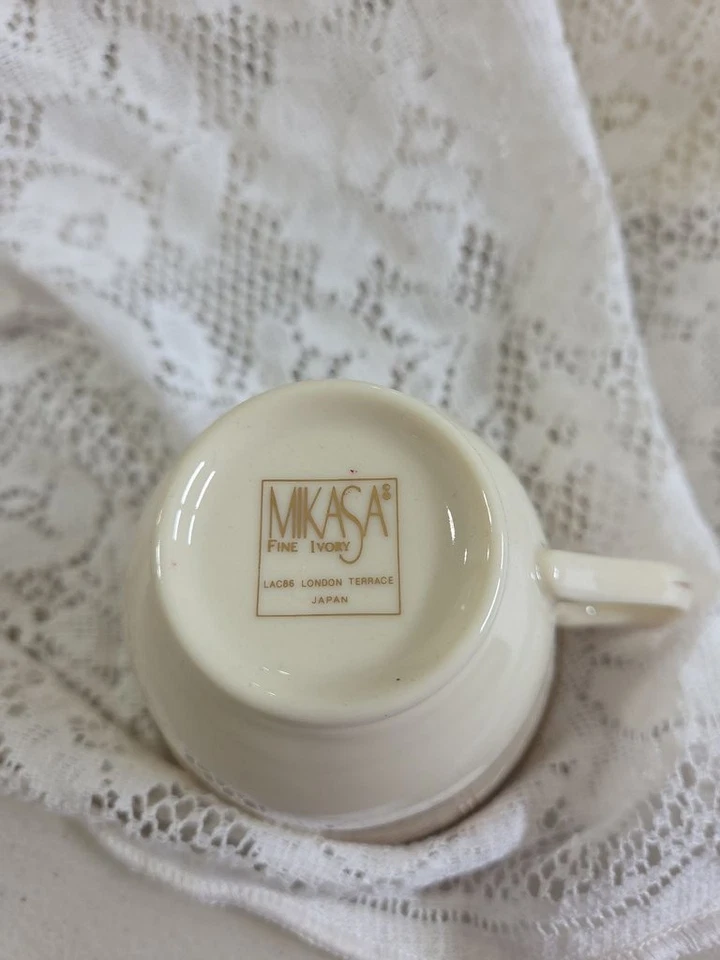Mikasa Fine Ivory London Terrace LAC86 Teacup Japan 3"H X 4" W - Image 2 of 2