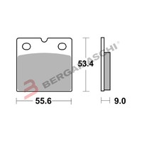 07BB1408 - Serie BremsbelÄGe 07BB1408 R 80 G/S 80-87