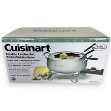 Cuisinart Electric Fondue Set CFO-3SS 1000W Stainless Steel