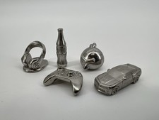 2014 Monopoly Empire Edition Replacement Metal Tokens Set Of 5