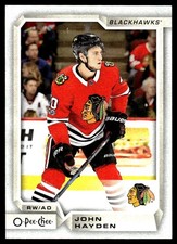 2018-19 O-Pee-Chee #52 John Hayden Chicago Blackhawks Hockey Card