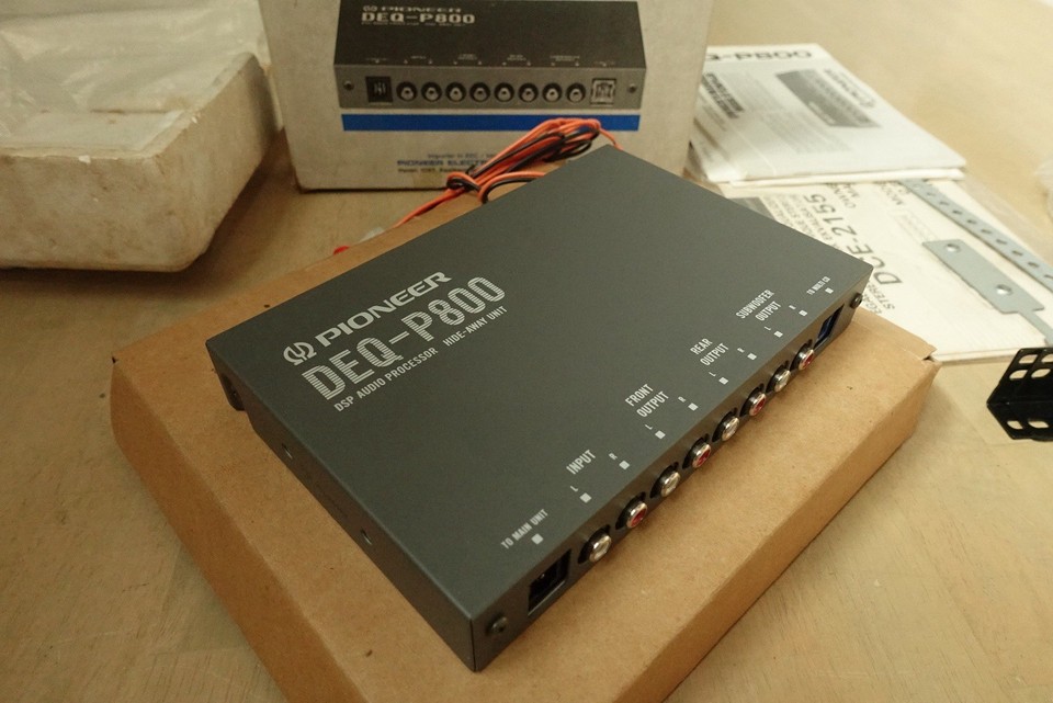 P800 Pioneer DEQ-P800. Hidden DSP. New In Open Box. | eBay