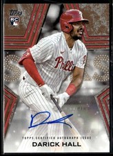 2023 GOLD Darick Hall Rookie Auto /50 Philadelphia Phillies #BSA-DH