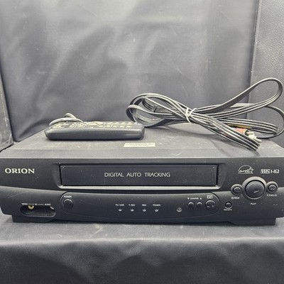 Orion VR313A VCR VHS Player Video Cassette Recorder TESTED WORKING With Remote