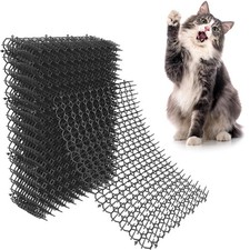 Cat Scat Mat 16x13 Inch 10 Pack with Spikes Pet Deterrent for Indoor Outdoor Use