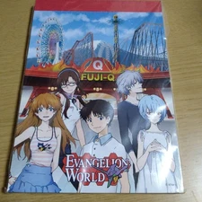 Evangelion B6 Memo Pad Fujikyu Highland Evangelion World Life-Size Unit-01