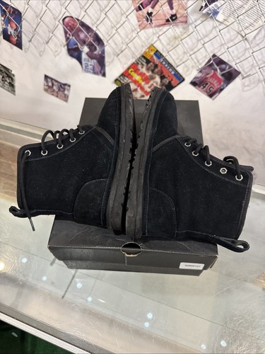 UGG Harkley schwarz Wildleder Wolle gefüttert Schnürstiefeletten Größe 7 Herren " - Bild 7 von 10