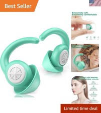 Noise Cancelling Ear Plugs for Sleeping - 2 Pairs Reusable Washable Silicone ...