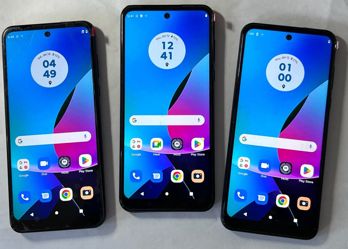 UNLOCKED Motorola Moto G Play 2023 XT2271 Blue 32GB 4G LTE Smart